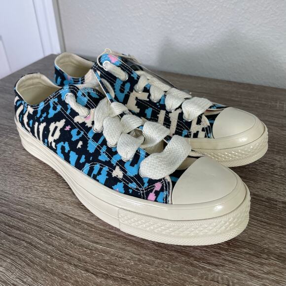 Converse Golf le Fleur Chuck Taylor Blue Camo Low Sneakers Shoes W9.5 M7.5 - Picture 9 of 16